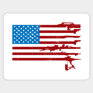 US Flag - USCM Arms - USA Sticker